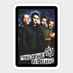 BREAKING BENJAMIN MERCH VTG Sticker